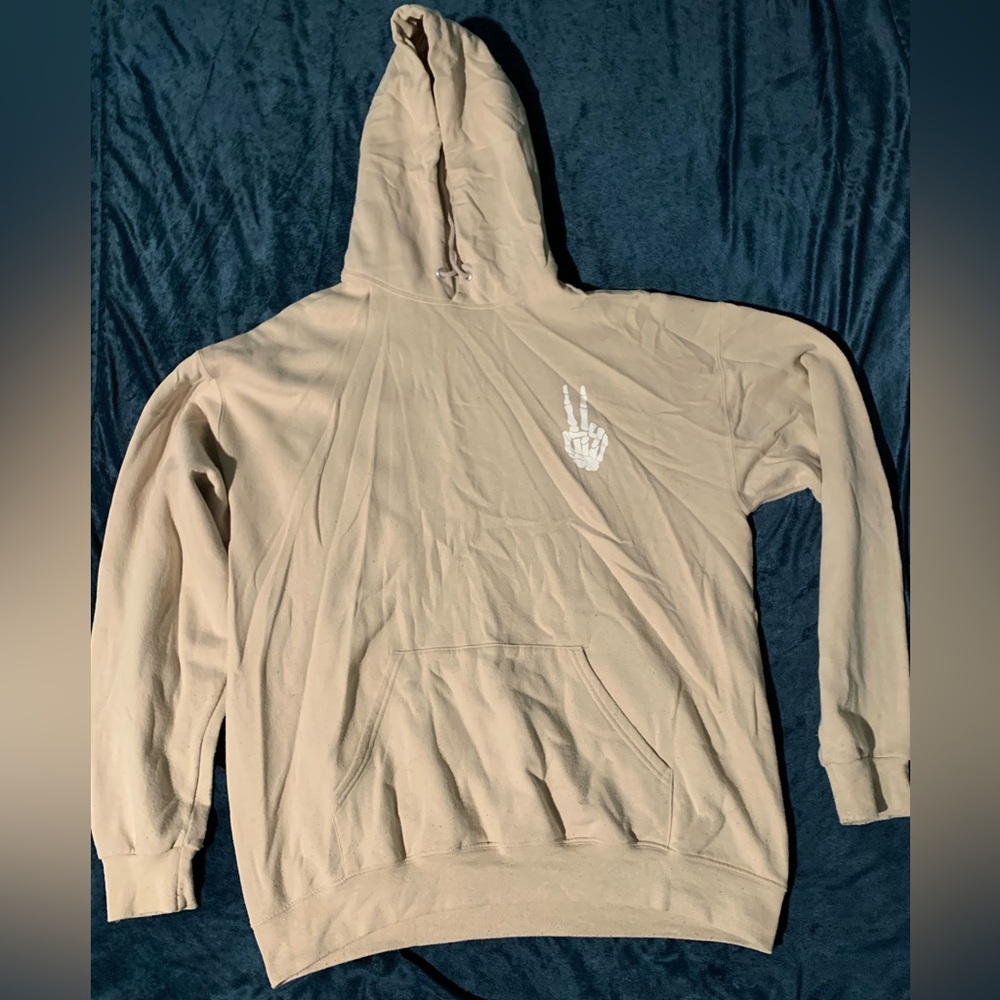 no name off white hoodie